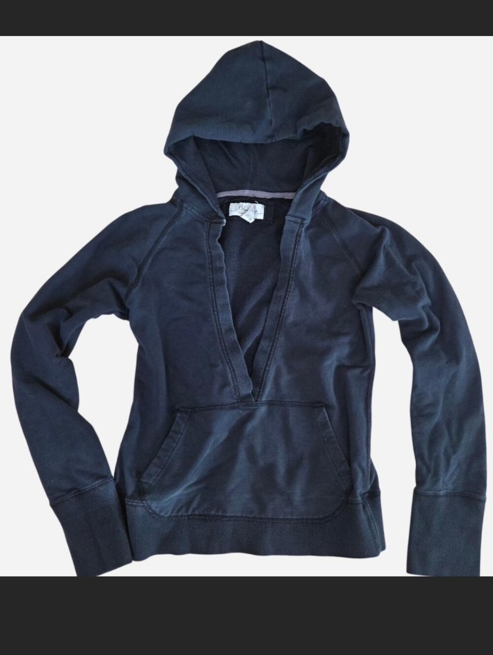 Bluenotes 2000s Cotton Cropped Hoodie - Picture 2 of 5